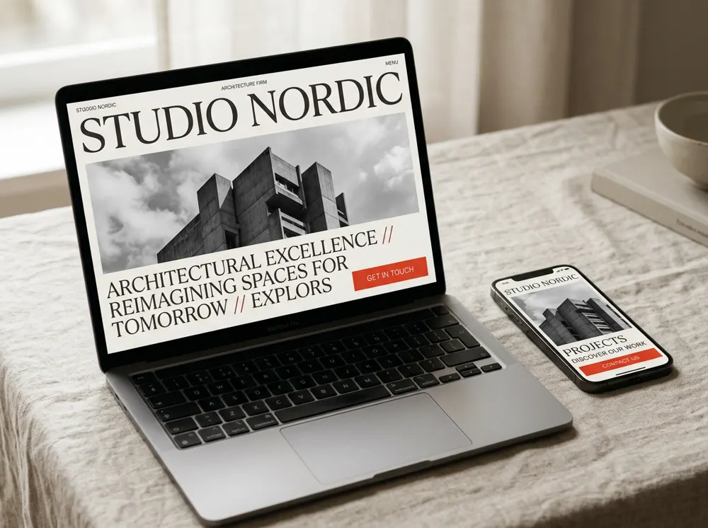 Halden Architects — A quieter website for a loud portfolio