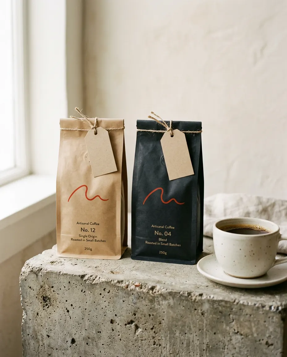 Tidewater Roasters — Identity & packaging for a coast-side coffee roaster